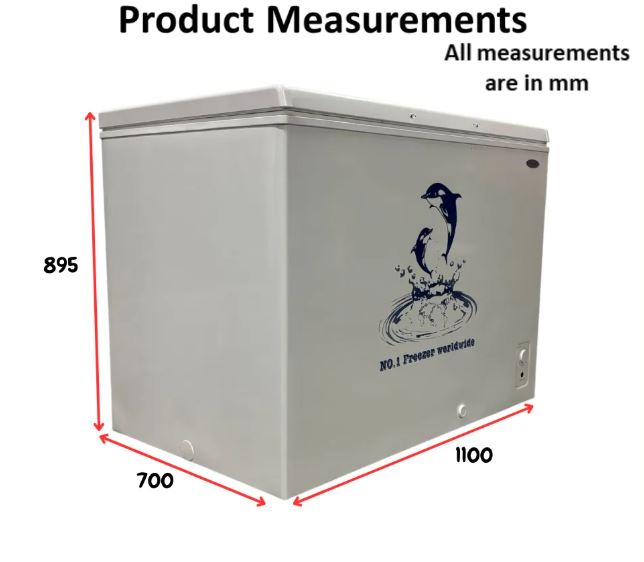 Aucma Commercial Chest Freezer, Top Opening Door, 350L Capacity - BD-350NA