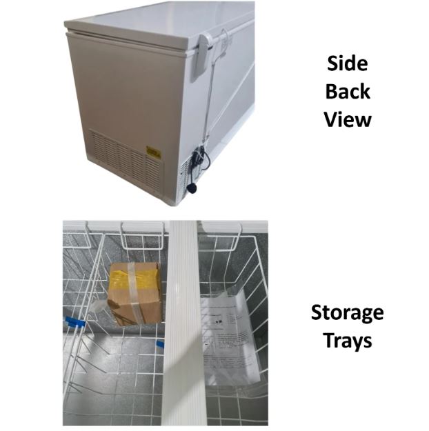 Aucma BD-903 3-Door Chest Freezer, 903L capacity, Ideal for large households or commercial settings
