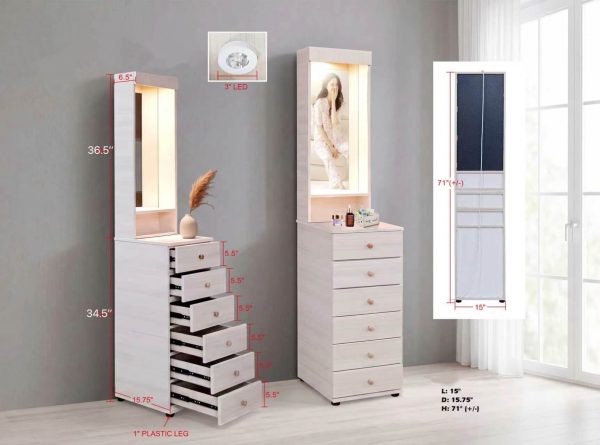 Dressing Table with LED Lights DST1248