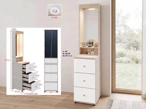 Dressing Table with LED Lights DST1244