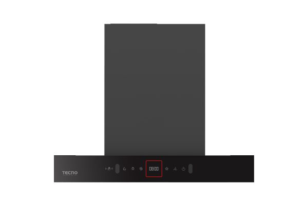 Tecno 60cm High Suction Chimney Hood with Auto Clean KD 2068