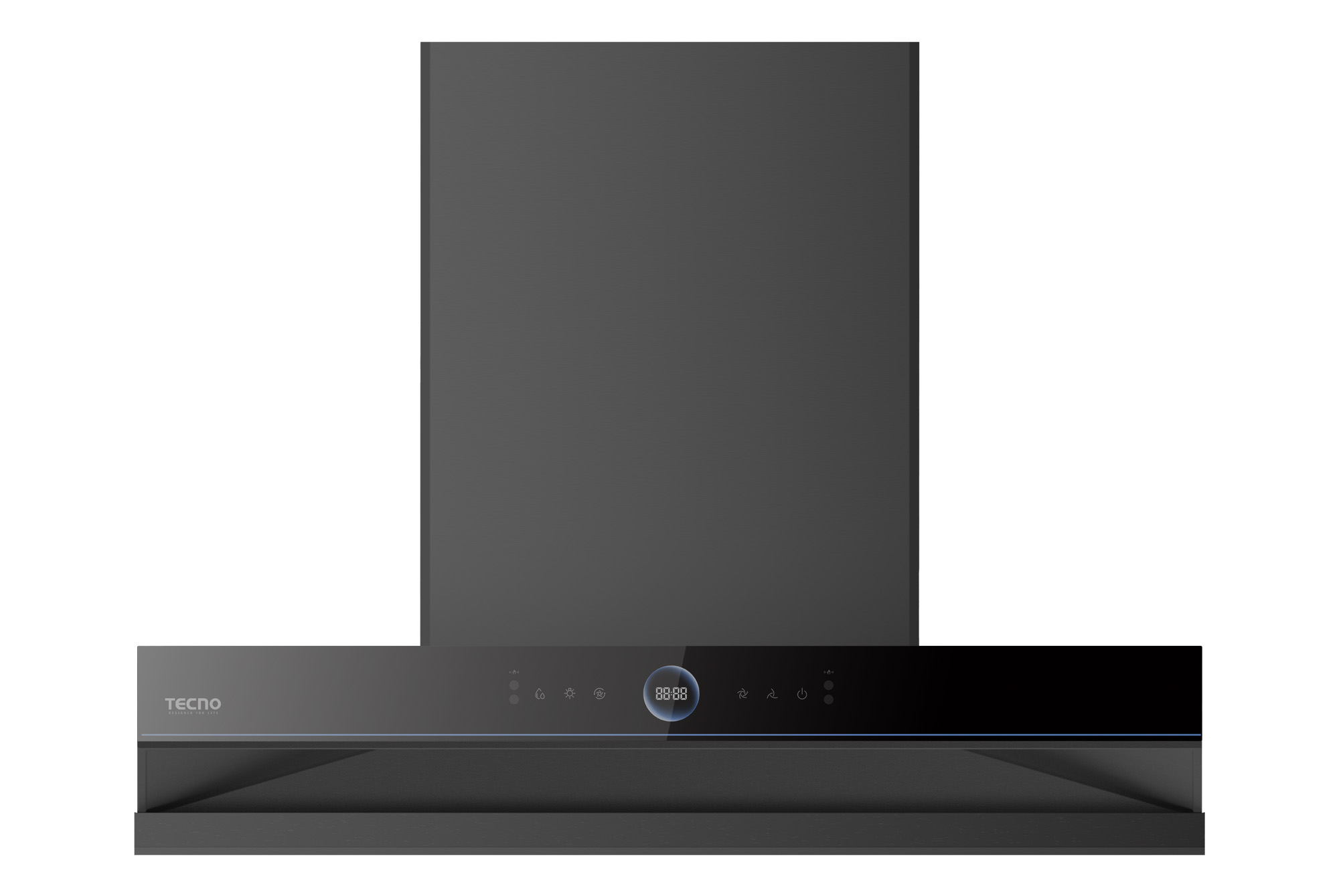Tecno 90cm Ultra-High Suction Chimney Hood with Auto Clean KD 9088