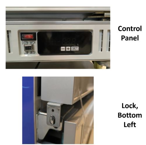 Aucma SC-510 Chiller Showcase, 508L, Step compartment for more display, Air Cooling