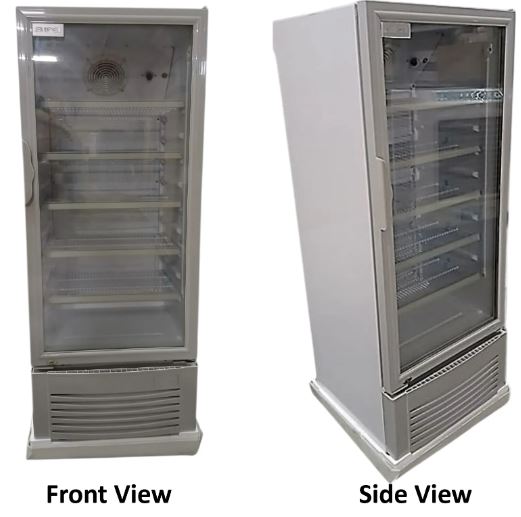 Aifa Standing Chiller, Drinks Display Showcase(4 Trays), 220L Capacity - SC-P226