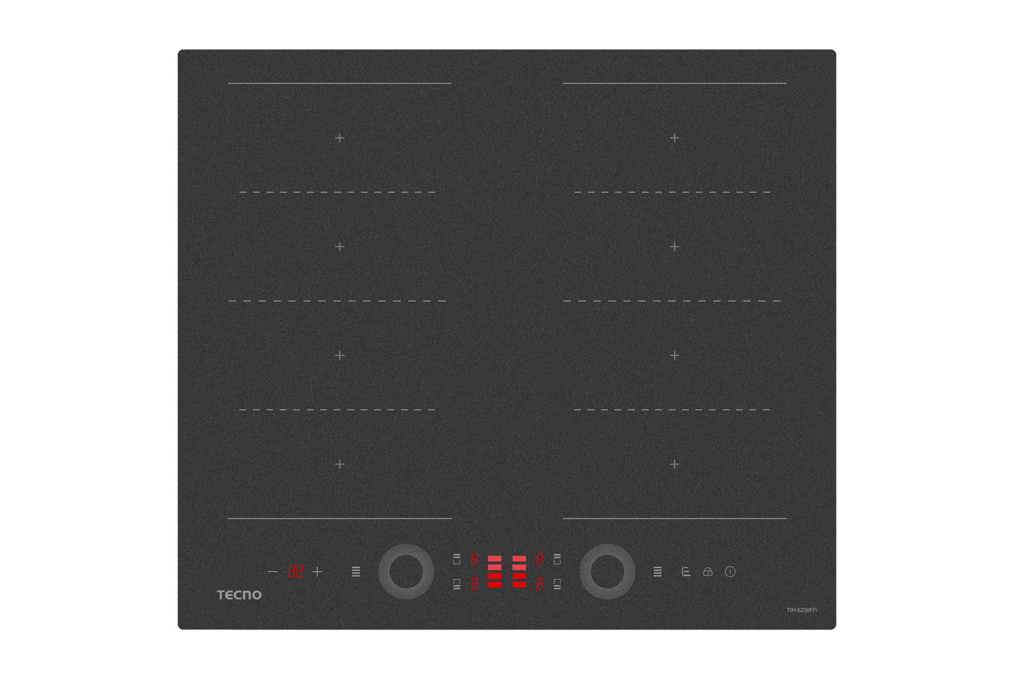Tecno Flexible Zone 60cm Induction Hob with iMove Function TIH-6238FFi