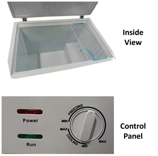 Aifa Chest Freezer, Top Opening Door, 142L Capacity, CFC free - XF-A170