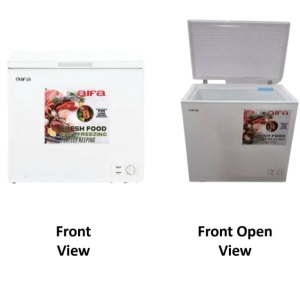 Aifa Chest Freezer, Top Opening Door, 142L Capacity, CFC free - XF-A170