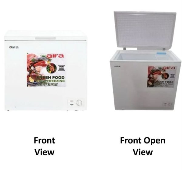 Aifa Chest Freezer, Top Opening Door, 268L Capacity, CFC free - XF-A310