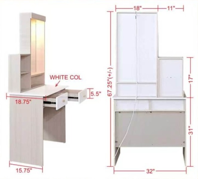 Dressing Table with LED Lights DST1251