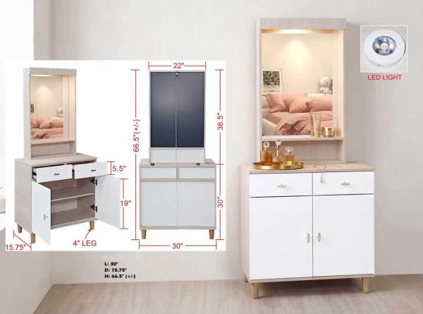 Dressing Table with LED Lights DST1253