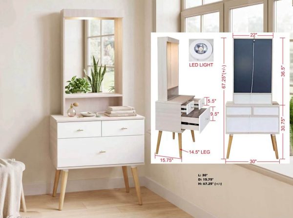 Dressing Table with LED Lights DST1254