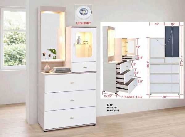Dressing Table with LED Lights DST1255