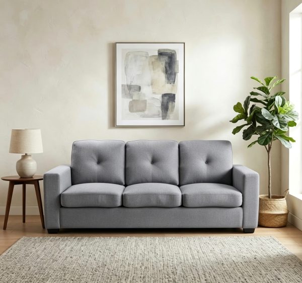 Pet Friendly Fabric 3 Seater Sofa SFL1363- Pocket Spring