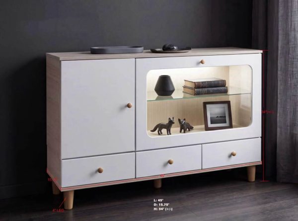 TV Console TVC1731 with LED Lights