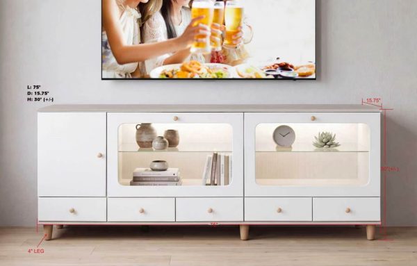 TV Console TVC1732 with LED Lights
