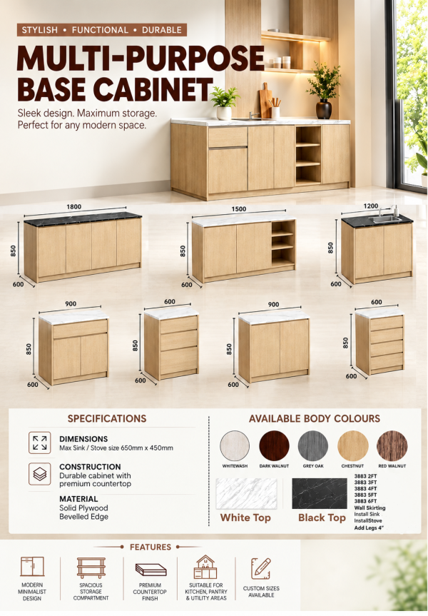 Multipurpose Cabinet MPC 22 -Solid Plywood